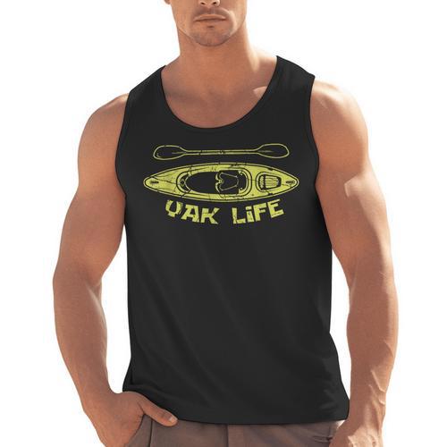 Yak Life Kayaker Or Canoeist Men Tank Top - Paddle Life