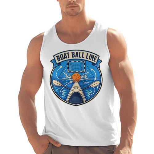 Boat Ball LINE Kayak Polo Canoe Team Raglan Baseball Tee Men Tank Top - Paddle Life