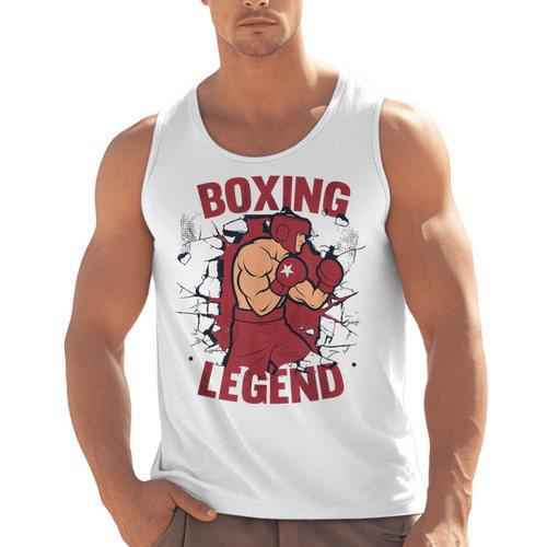 Boxing Legend Professional Boxer Muay Thai Boxing Men Tank Top - Nak Muay Co.