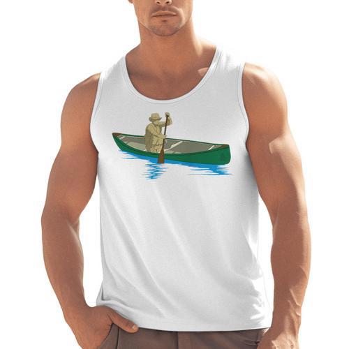 Canadian Canoe Yoke Canoeing Raglan Baseball Tee Men Tank Top - Paddle Life
