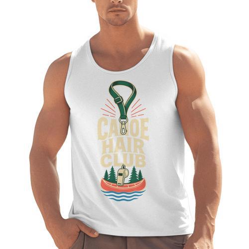 Canoe Hair Club Paddling Retro Men Tank Top - Paddle Life