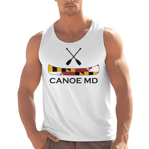 Canoe Maryland Raglan Baseball Tee Men Tank Top - Paddle Life