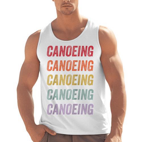 Canoeing Raglan Baseball Tee Men Tank Top - Paddle Life