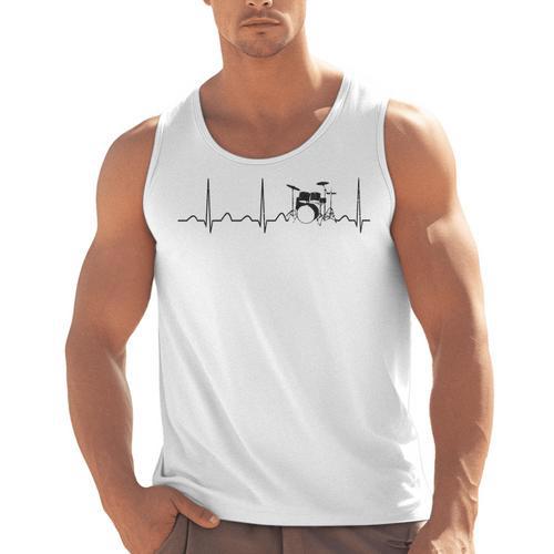 Drum Kit Set Drummer Men Tank Top - Downbeat Supply