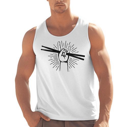 Drummer Drum Kit Rock & Roll Music Drummer Men Tank Top - Downbeat Supply