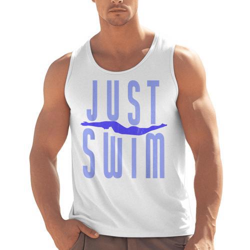 Just Swim Swimmer Swimming Men Tank Top - SwimGear Co