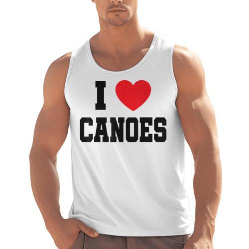 I Love Canoes Men Tank Top - Paddle Life