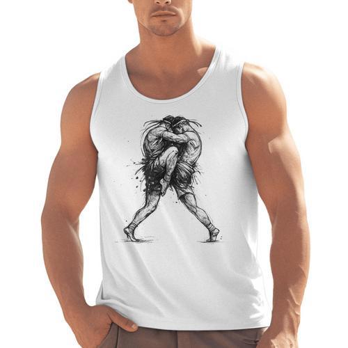 Muay Thai Kickboxing Nak Muay Thai Boxing Fighter Men Tank Top - Nak Muay Co.