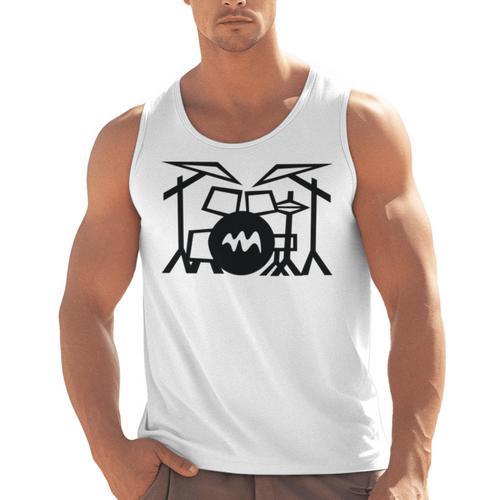 Retro Drum Kit Men Tank Top - Downbeat Supply