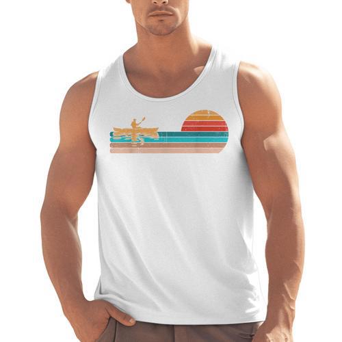 Retro Vintage For Canoeists And Paddle Men Tank Top - Paddle Life