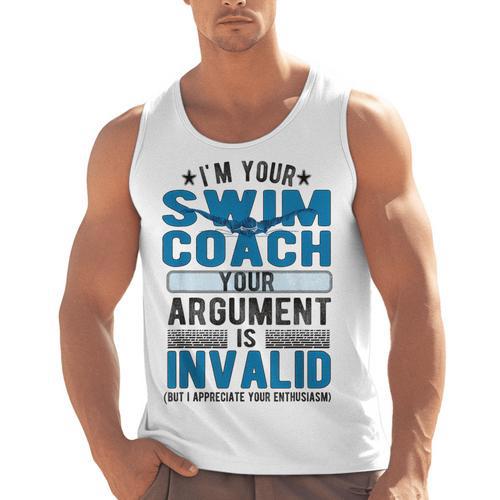 Swim Coach Swimming Coach Men Tank Top - SwimGear Co