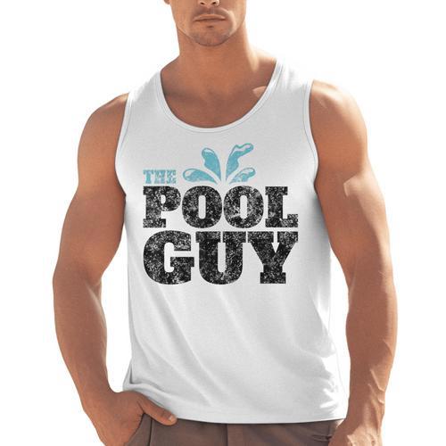 Vintage The Pool Guy Swimming For Him T-Shirt Men Tank Top - SwimGear Co