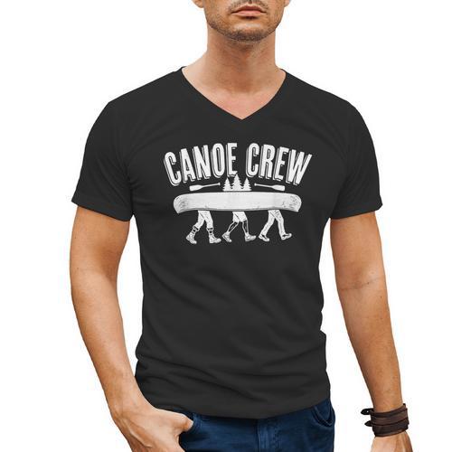 Canoe Crew Canoeing Men's V-Neck T-Shirt - Paddle Life