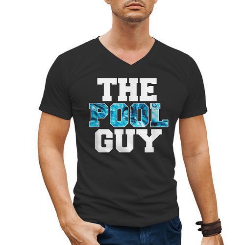 The Pool Guy For Pool Worker Swimming Pool Experts Men's V-Neck T-Shirt - SwimGear Co