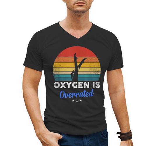 Synchronized Swimming Oxygen Is Overrated Men's V-Neck T-Shirt - SwimGear Co