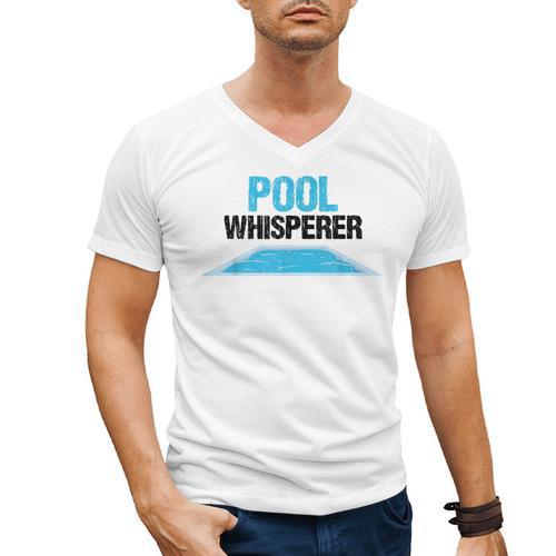 Pool Guy For Swimming Pool Boy And Pool Cleaner Men's V-Neck T-Shirt - SwimGear Co