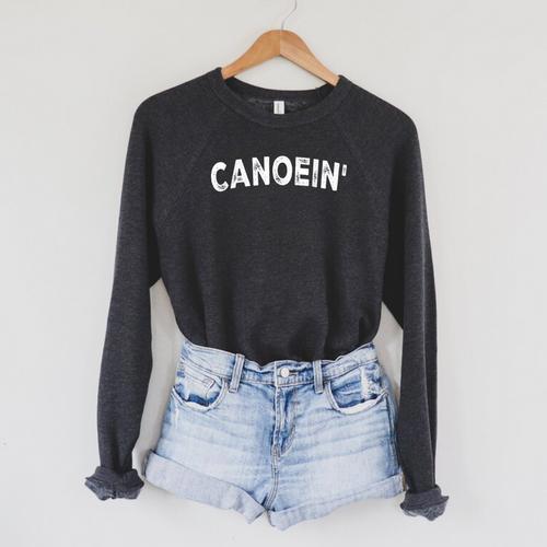 Canoein' Raglan Sleeve Sweatshirt - Paddle Life