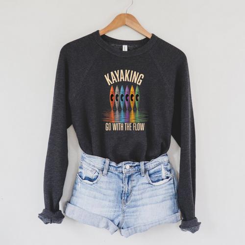 Kayak And Canoe Lake Fun Raglan Baseball Tee Raglan Sleeve Sweatshirt - Paddle Life