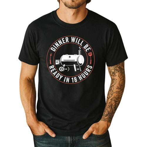 BBQ Dad Smoking Meat Smoker Barbecue Dad Apparel Men's Casual T-Shirt - BBQ Dad Merch
