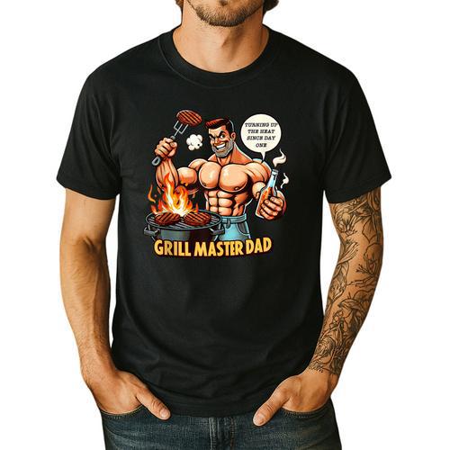 BBQ Dad Tee Grill Is Hot My Opinions Present Apparel Men's Casual T-Shirt - BBQ Dad Merch