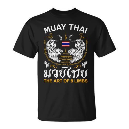 The Art Of 8 Limbs Sak Yant Tiger Muay Thai T-Shirt - Nak Muay Co.