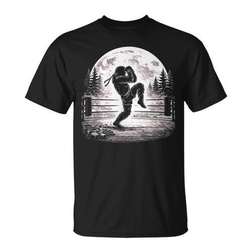 Bigfoot Muay Thai Boxer Martial Arts Sasquatch T-Shirt - Nak Muay Co.