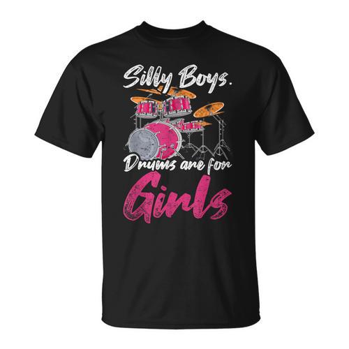 Girls Boys Kids Drummer Drum Kit T-Shirt - Downbeat Supply