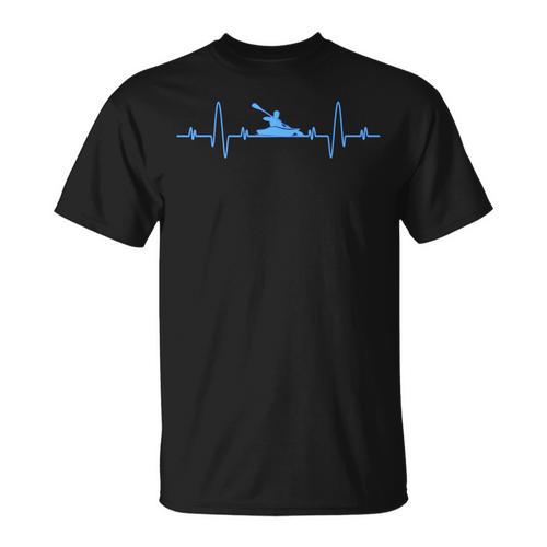 Kayaking Heartbeat Shirt Cool Canoe Boating Kayaks T-Shirt - Paddle Life