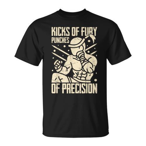 Kicks Of Fury Punches Of Precision Muay Thai T-Shirt - Nak Muay Co.