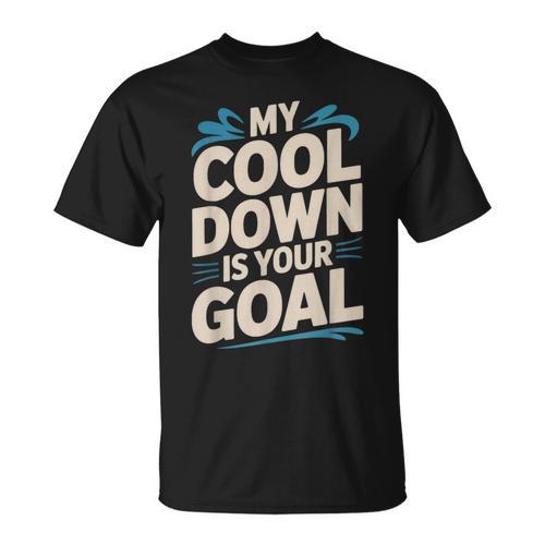 Masters Swimmer Cool Down Workout Humor Bold Swimming T-Shirt - SwimGear Co