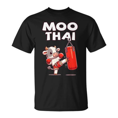 Moo Thai Muay Thai Cow Thai Boxing For Kids Muay Thai T-Shirt - Nak Muay Co.