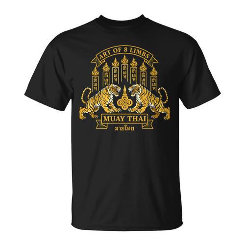 Muay Thai Art Of 8 Limbs Tiger Martial Arts T-Shirt - Nak Muay Co.