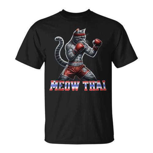 Muay Thai Cat Meow Thai Boxing T-Shirt - Nak Muay Co.