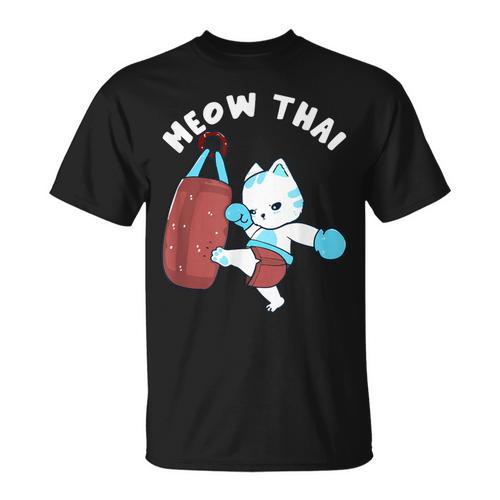 Muay Thai Cat Meow Thai Punch Bag Martial Arts T-Shirt - Nak Muay Co.