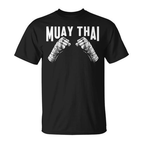 Muay Thai Fighter Fists MMA Club Martial Arts Fighting Coach T-Shirt - Nak Muay Co.
