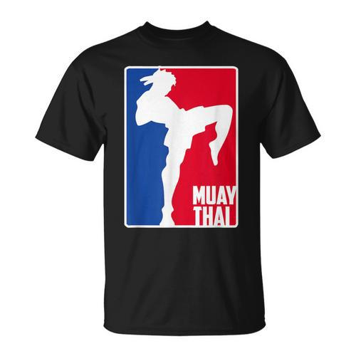 Muay Thai Fighter Retro Kickboxing Training MMA T-Shirt - Nak Muay Co.
