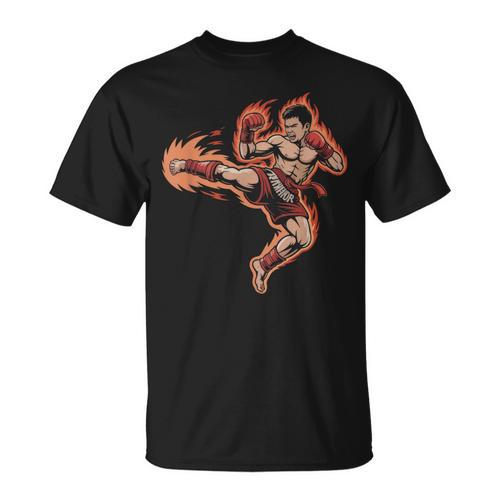 Muay Thai Mongkol Headband Minimal Clean Art Fighter T-Shirt - Nak Muay Co.