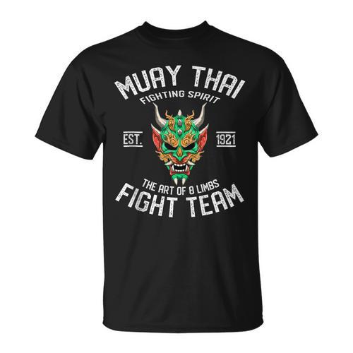Muay Thai Oni Fight Team Kickboxing T-Shirt - Nak Muay Co.