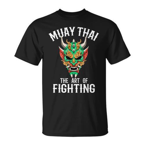 Muay Thai Oni Mask Thai Boxing And Kickboxing T-Shirt - Nak Muay Co.