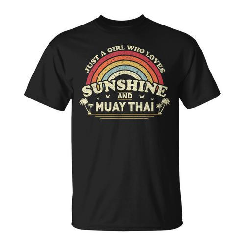 Muay Thai Shirt A Girl Who Loves Sunshine And Muay Thai T-Shirt - Nak Muay Co.