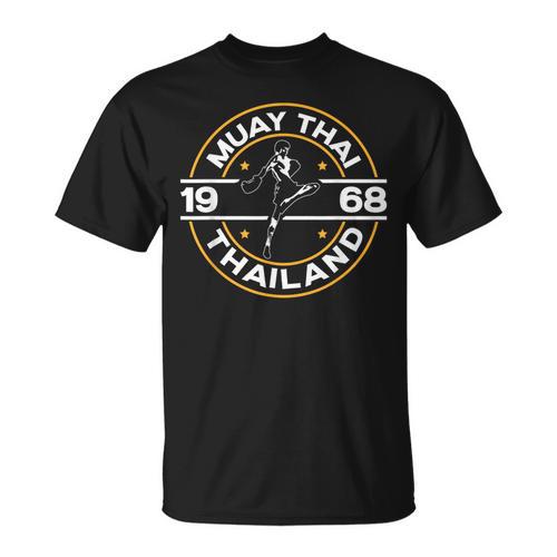 Muay Thai Thailand Fighter Fighting Combat 1969 Thai Boxing T-Shirt - Nak Muay Co.