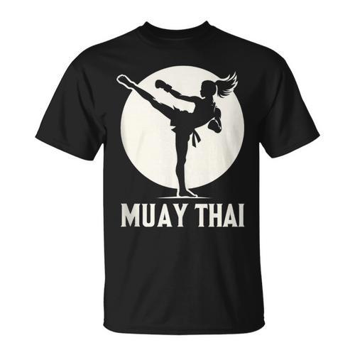 Muay Thai Woman Image T-Shirt - Nak Muay Co.