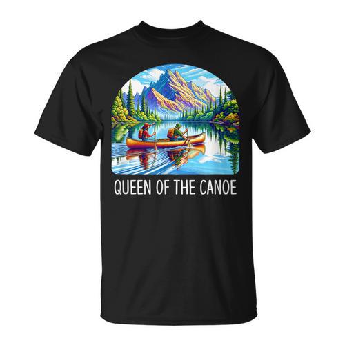 Queen Of The Canoe Canoeing T-Shirt - Paddle Life