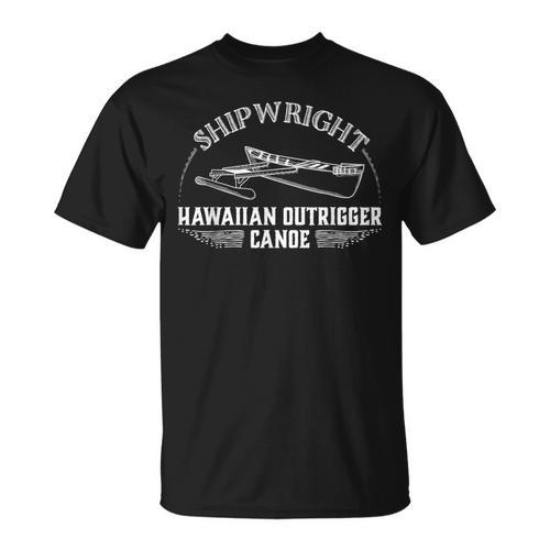 Shipwright Hawaiian Outrigger Canoe Boat Builder T-Shirt - Paddle Life