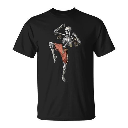 Skeleton Muay Thai Boxing Karate Kickboxing Martial Arts T-Shirt - Nak Muay Co.