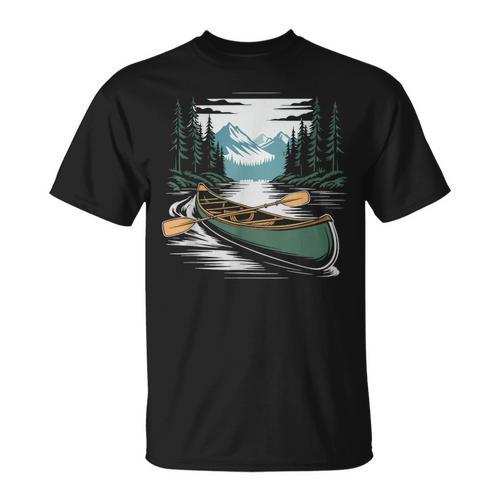 Solo Canoe Tourer Who Knows Every Rapid Campsite Portage T-Shirt - Paddle Life