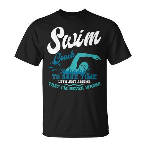 Swim Coach Swimming Lesson Sport Professional Instructor T-Shirt - SwimGear Co