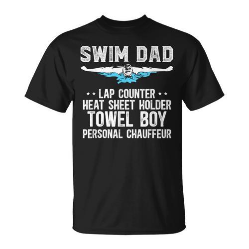 Swim Dad Definition Swimming Dad Of A Swimmer Dad T-Shirt - SwimGear Co