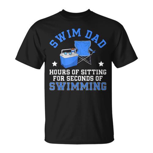 Swim Dad Of A Swimmer Dad Swim Father Swimming Dad T-Shirt - SwimGear Co
