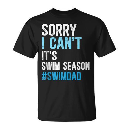 Swim Season Swim Dad Of A Swimmer Father Swimming Dad T-Shirt - SwimGear Co